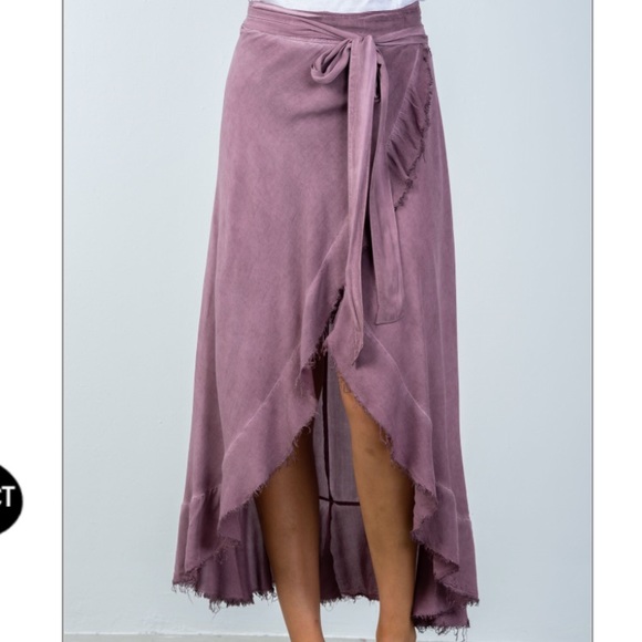 Bohemian Style Wrap Skirt - Picture 3 of 5